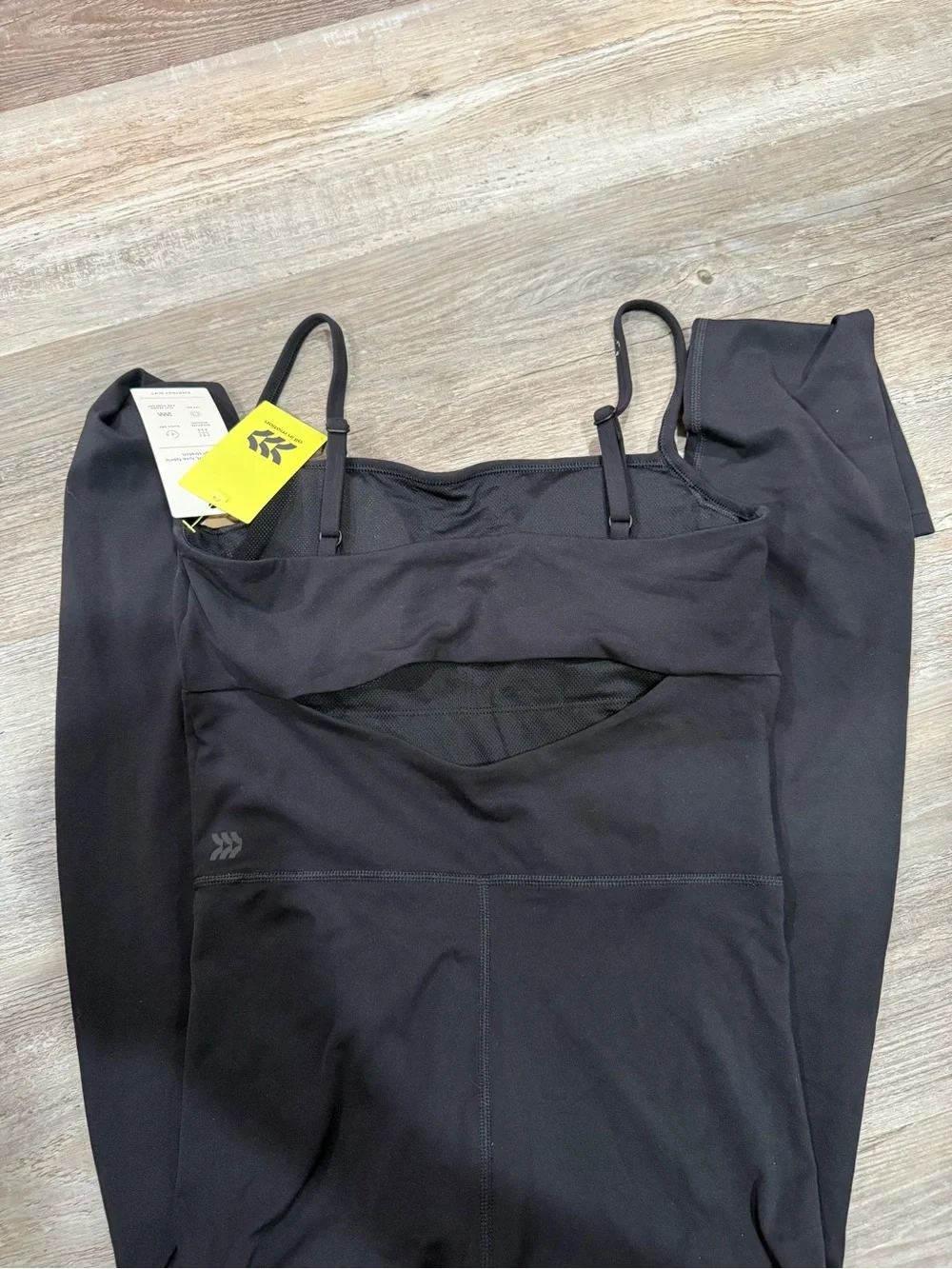 all in motion Black Sleeveless One-Piece Jumpsuit